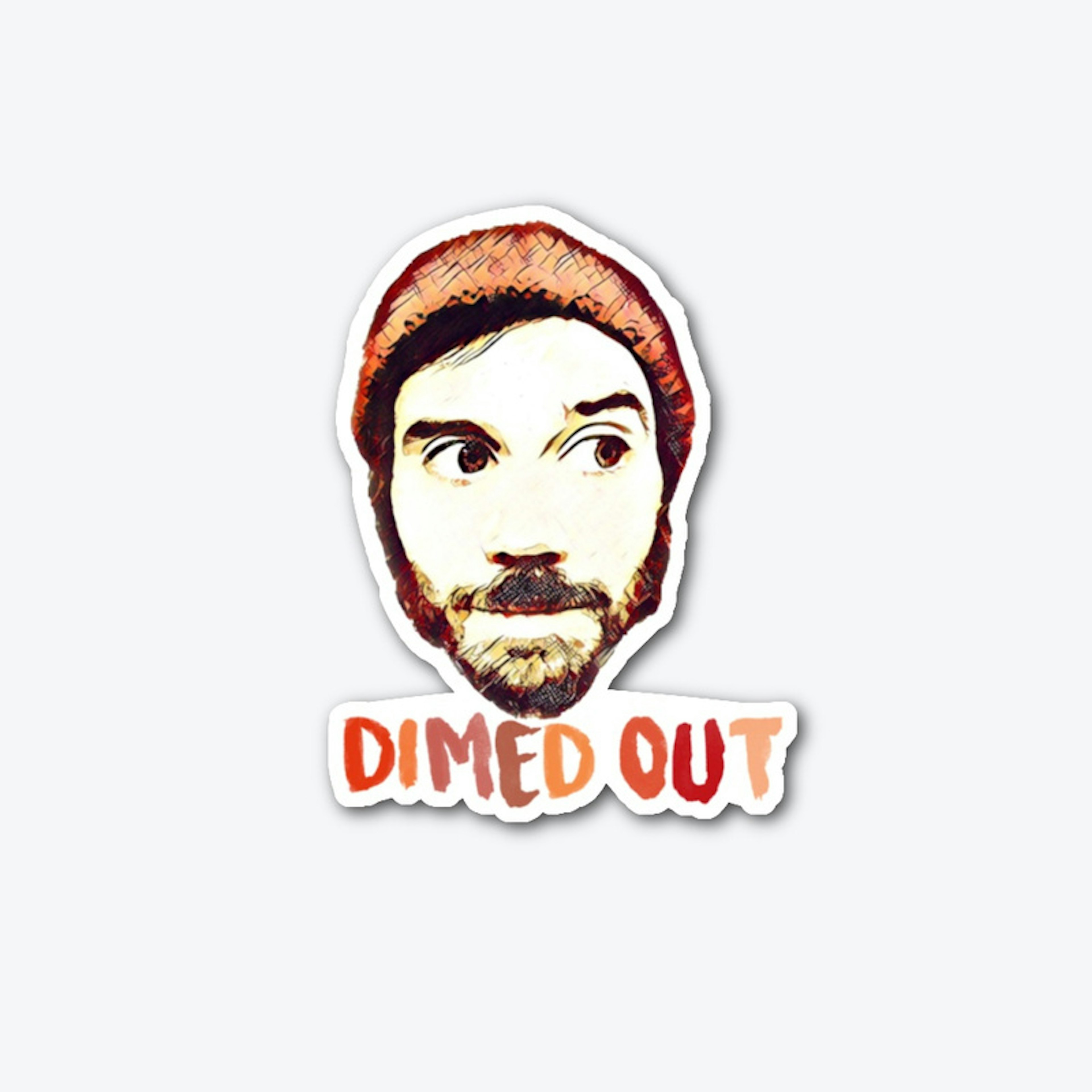 Dimed Out Sticker